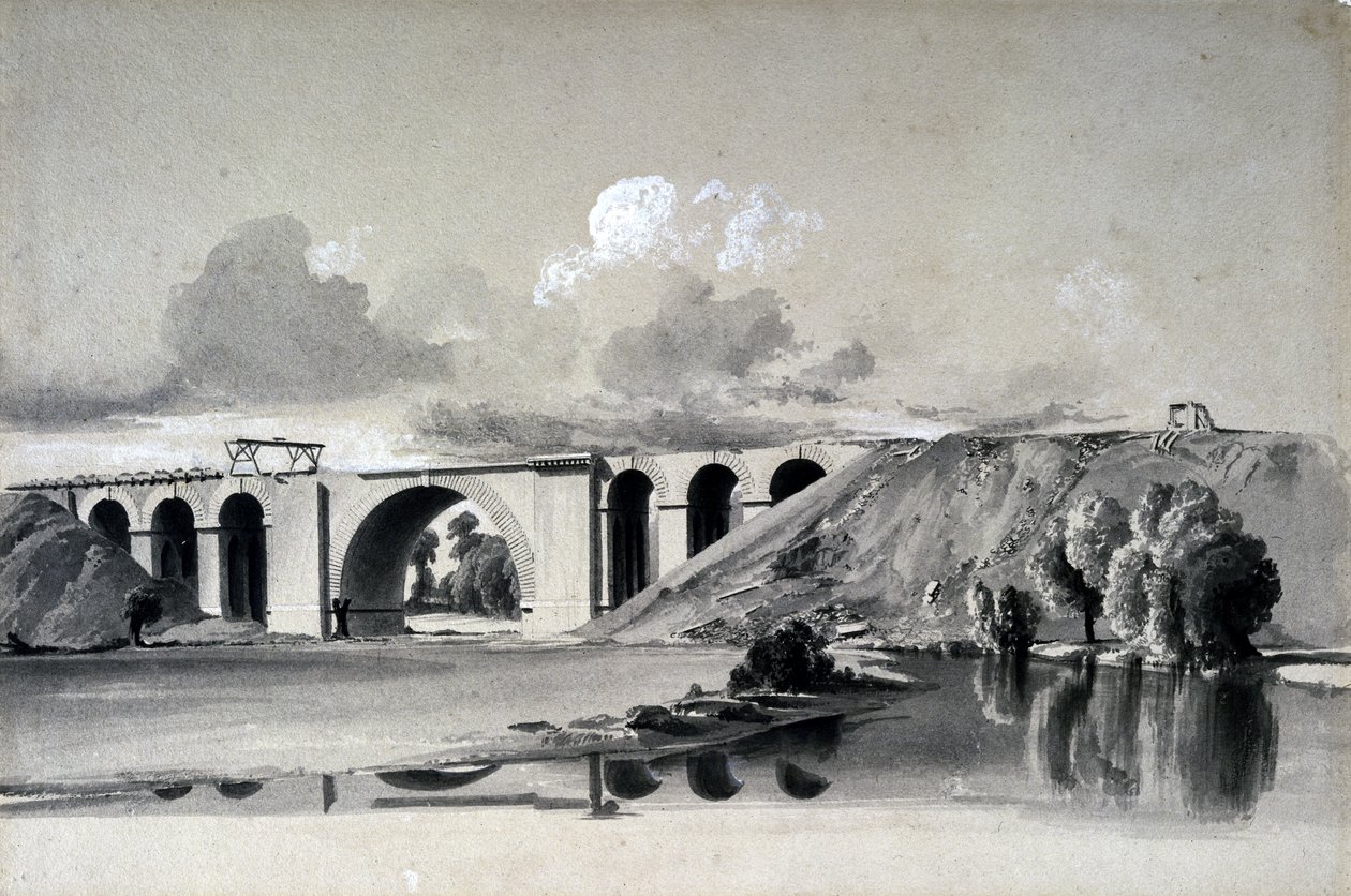 Viaducto de Sherbourne, cerca de Coventry, 27 de julio de 1837 de John Cooke Bourne
