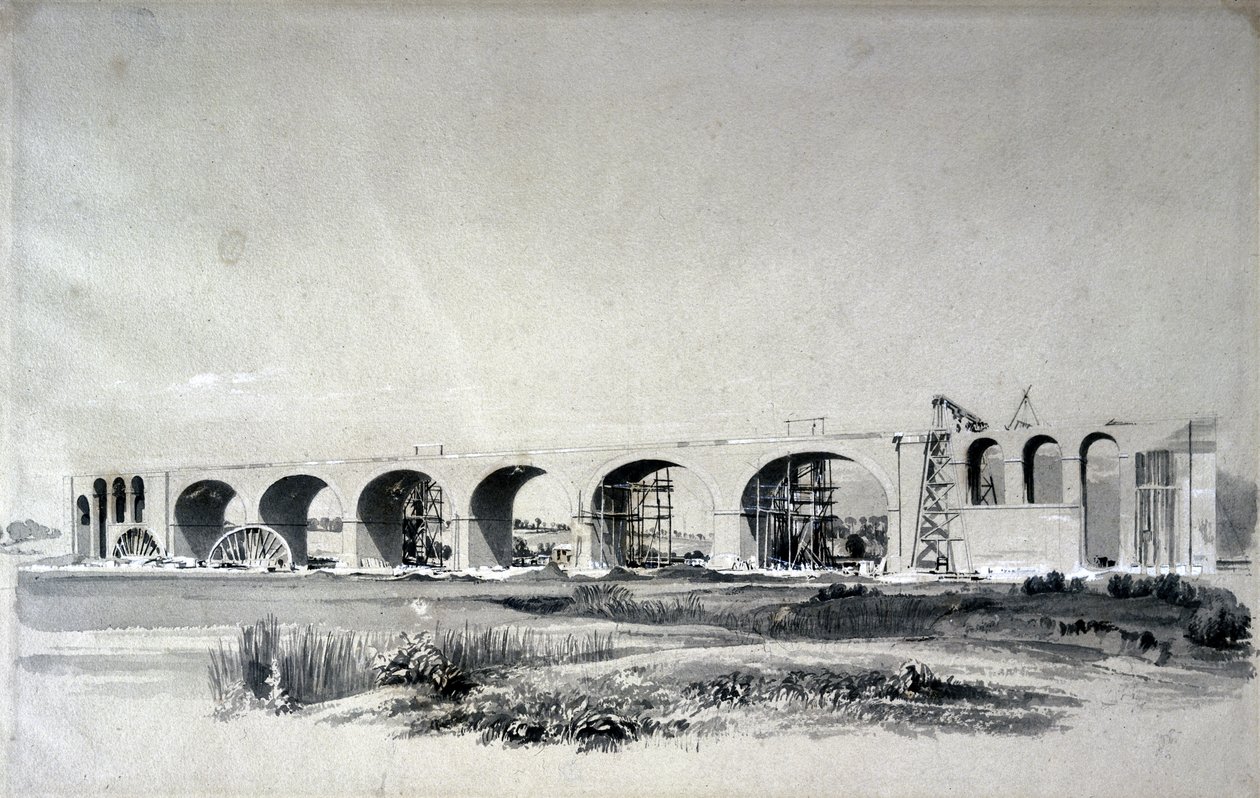 Viaducto de Wolverton, 30 de junio de 1837 de John Cooke Bourne