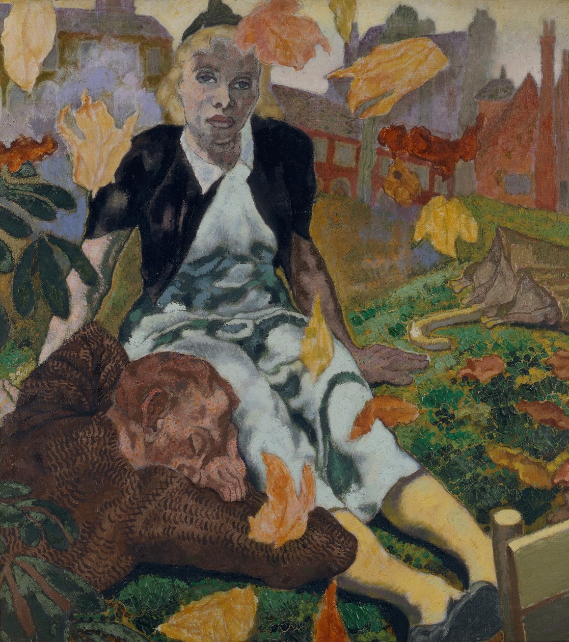 Hojas de otoño (óleo sobre lienzo) de John Copley