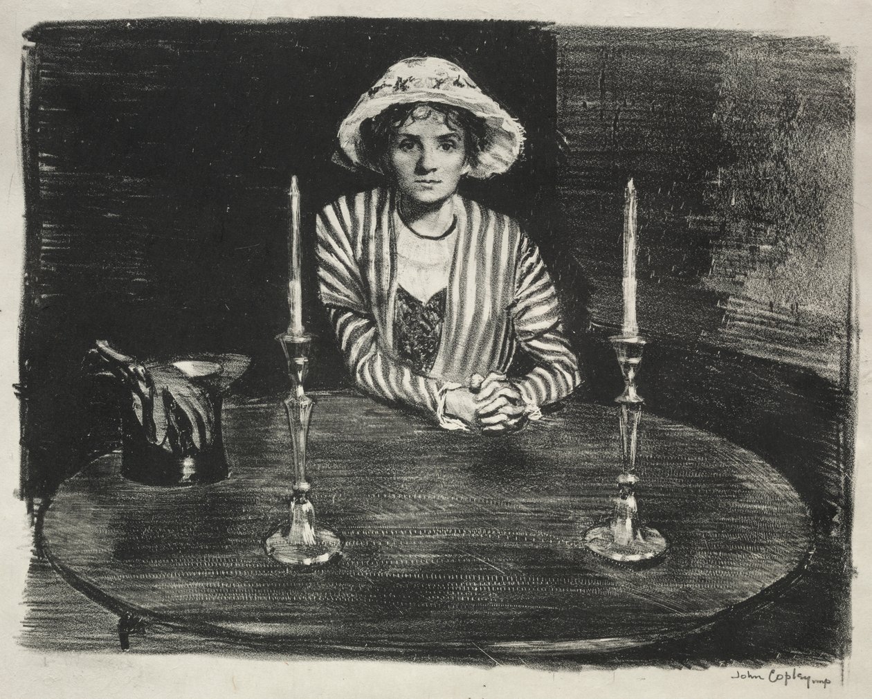 Estudio No. 4: Esperando de John Copley
