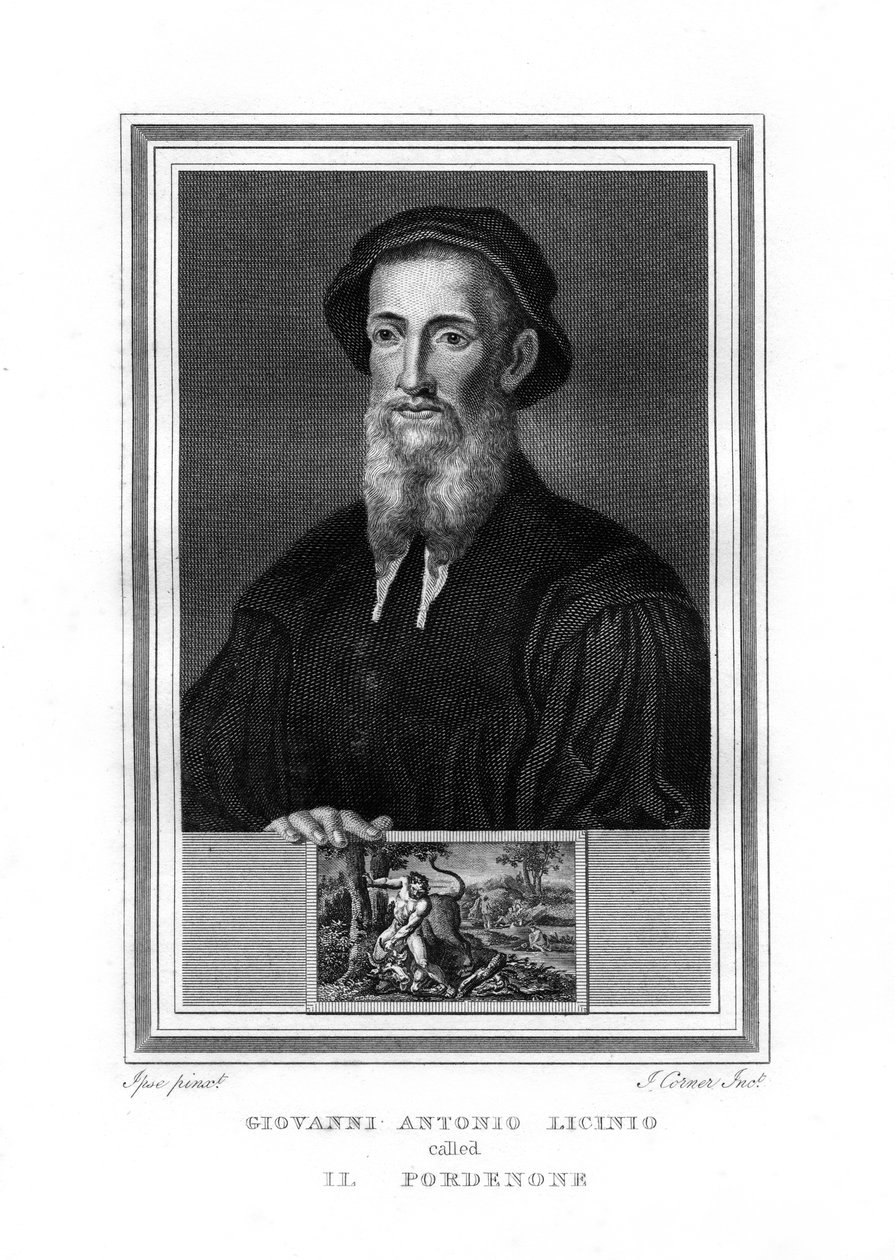 Il Pordenone, pintor italiano de la Escuela Veneciana de John Corner