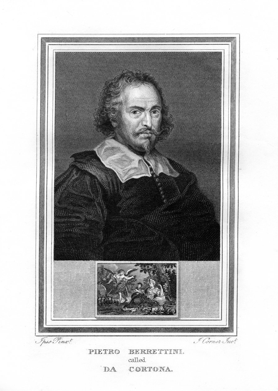 Pietro da Cortona, pintor de la era barroca italiana de John Corner