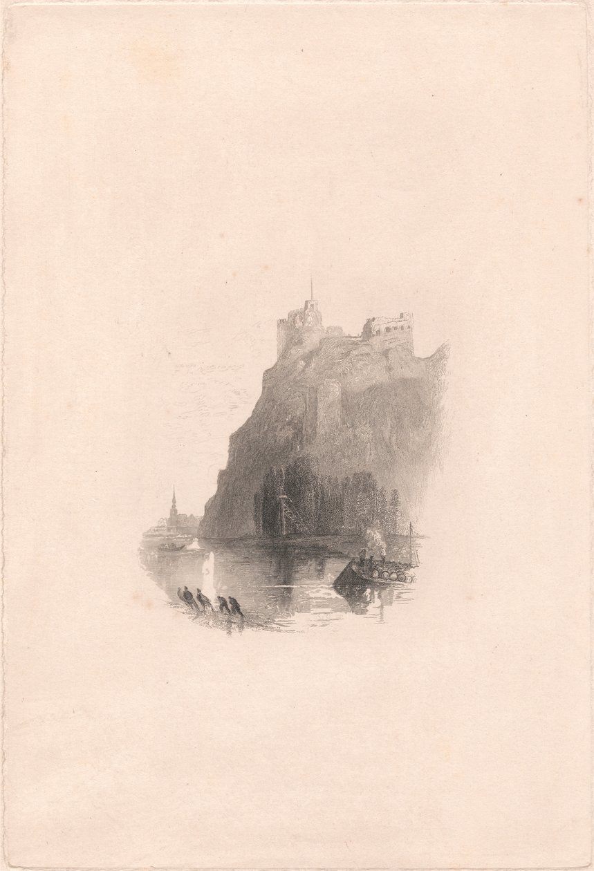 Chateau Gaillard, desde el sur de John Cousen