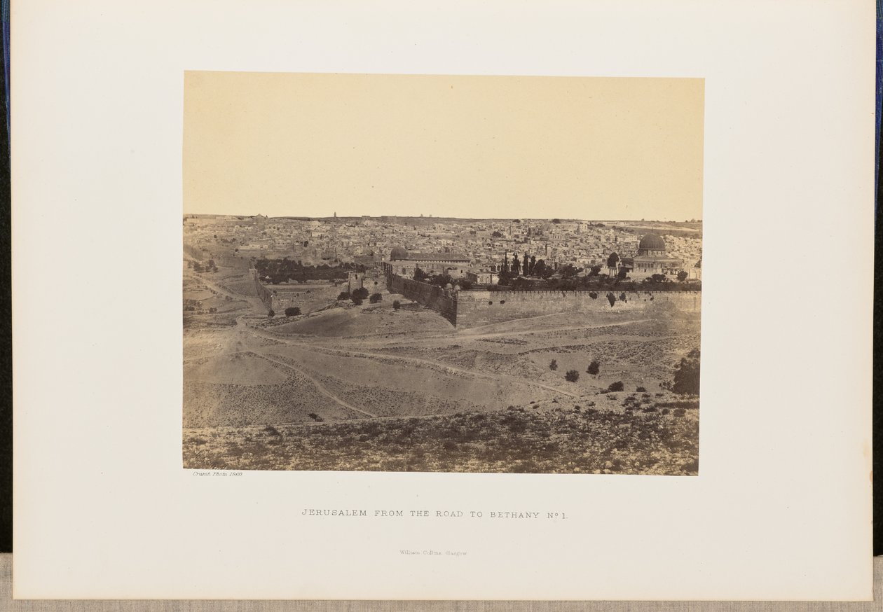 Jerusalén de camino a Betania, nº 1 de John Cramb