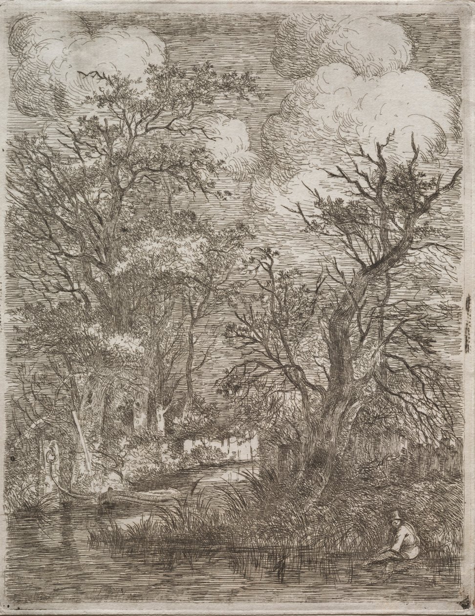 Detrás de los molinos, c. 1812-1813 de John Crome