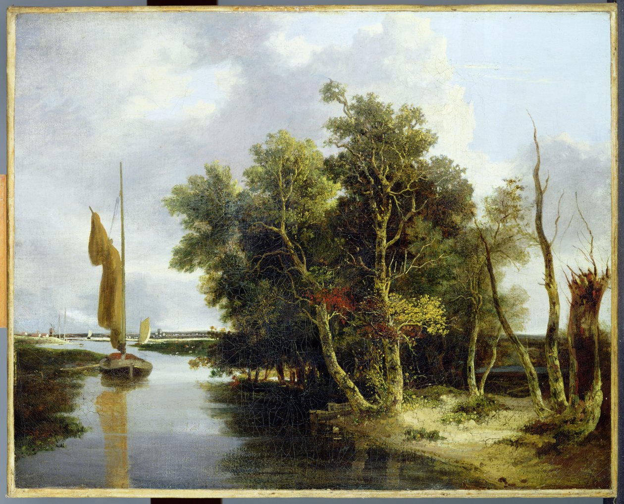 Wherries en el Yare de John Crome