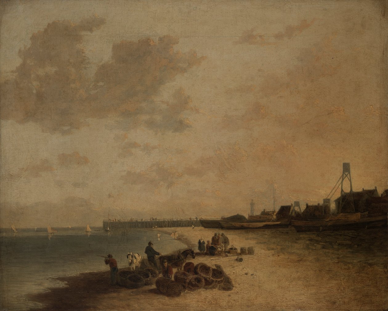 Playa de Yarmouth de John Crome