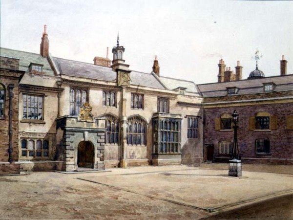 Charterhouse: El salón del pensionista de Sutton, mayo de 1885 de John Crowther