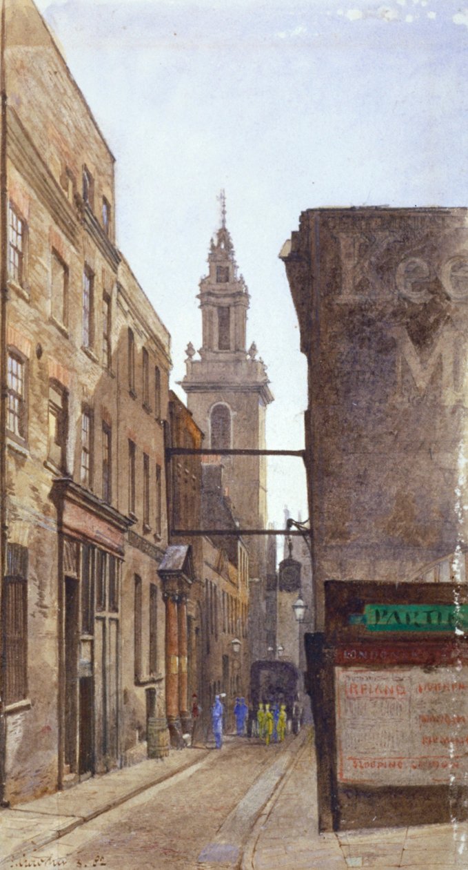 Garlick Hill, Ciudad de Londres de John Crowther