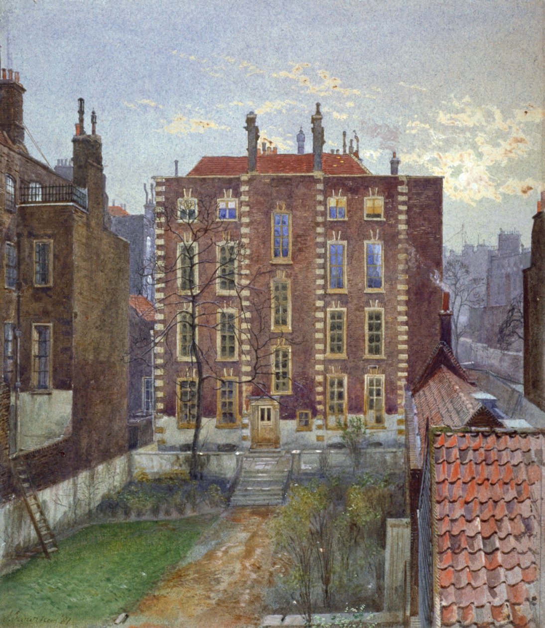 Casa en Austin Friars Street, Ciudad de Londres, 1881 de John Crowther