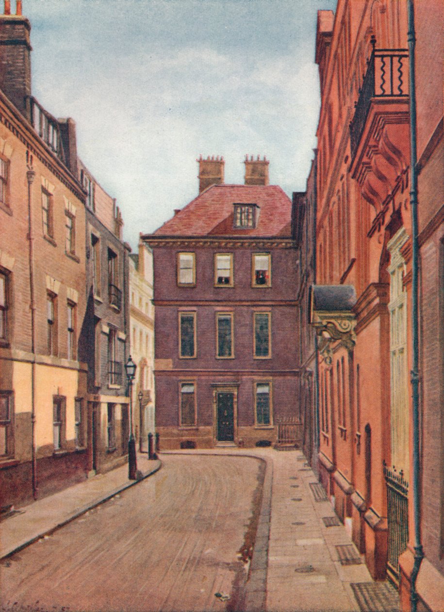 Casa del juez Jeffreys, Delahay Street, Westminster, Londres, c1880 1926 de John Crowther