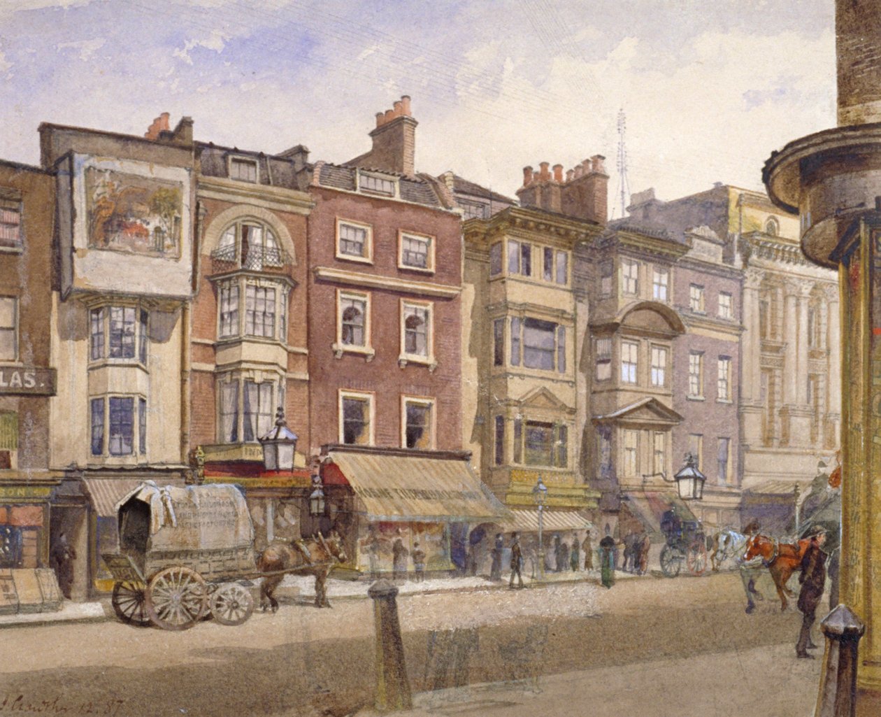 Nos 412-418 Strand, Westminster, Londres de John Crowther