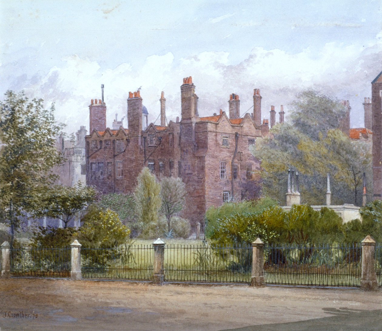 Edificios antiguos y jardines, Lincoln
