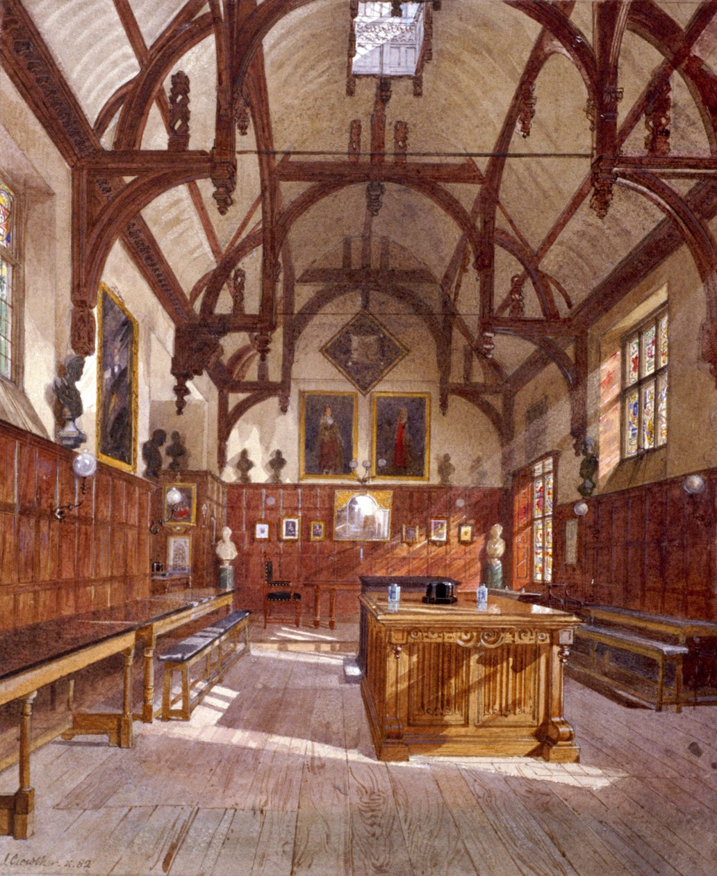 Salón de Staple Inn, Londres, 1882 de John Crowther