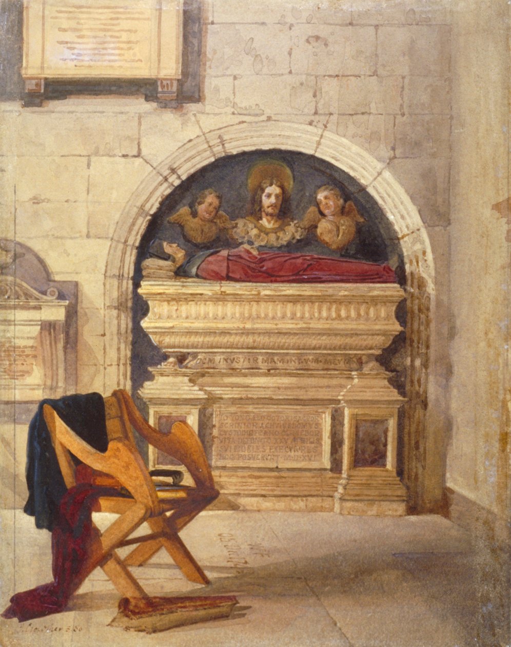Tumba del Dr. John Yonge, Rolls Chapel, Chancery Lane, Londres de John Crowther