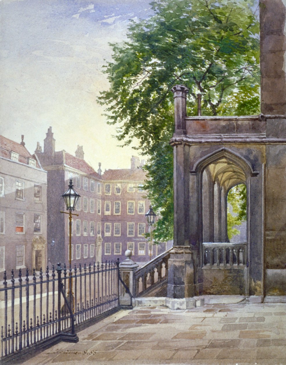 Vista de la entrada al Salón de Gray