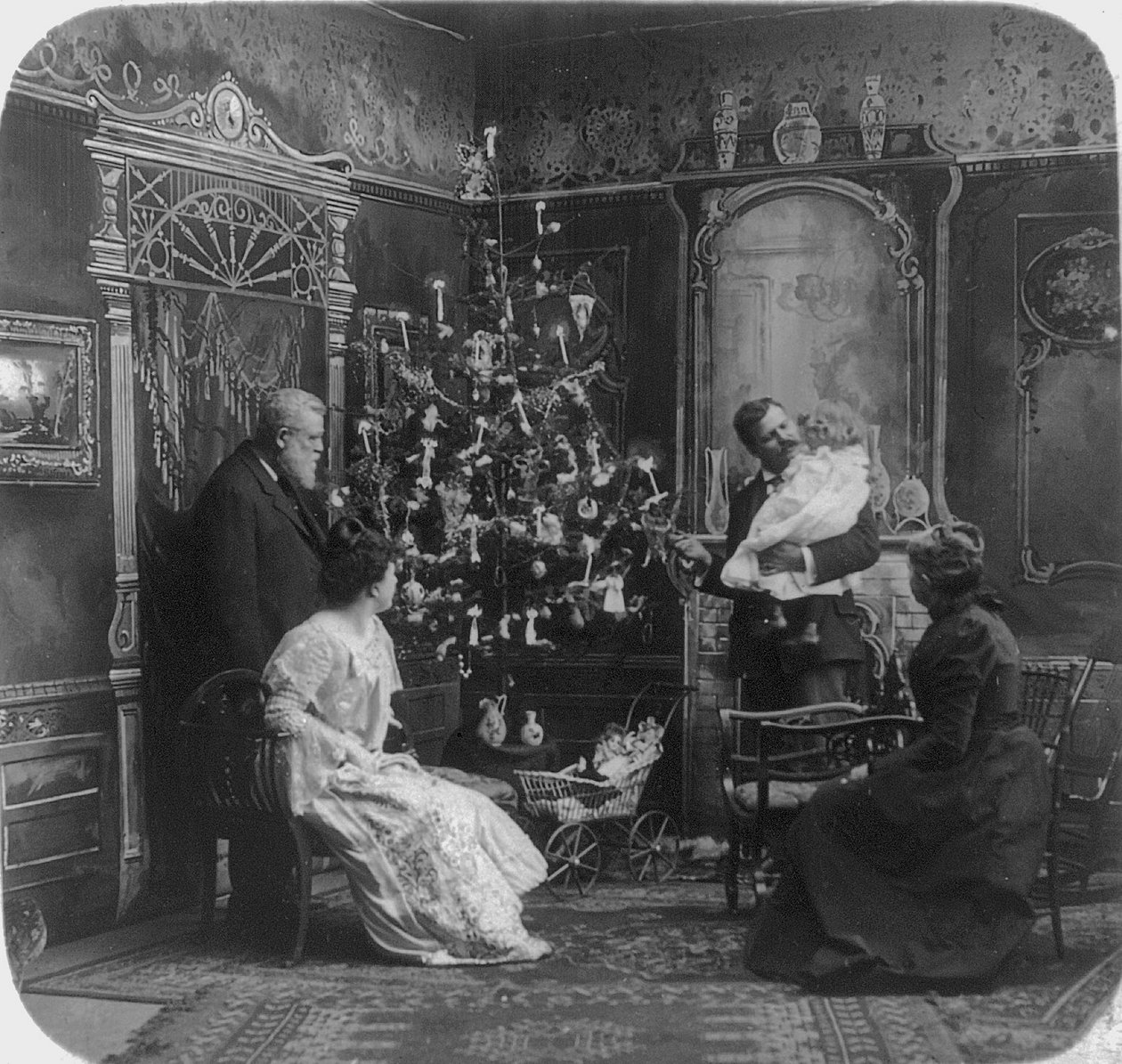¿Qué es un hogar sin amor?, c.1900 (foto en b/n) de John D. Cress