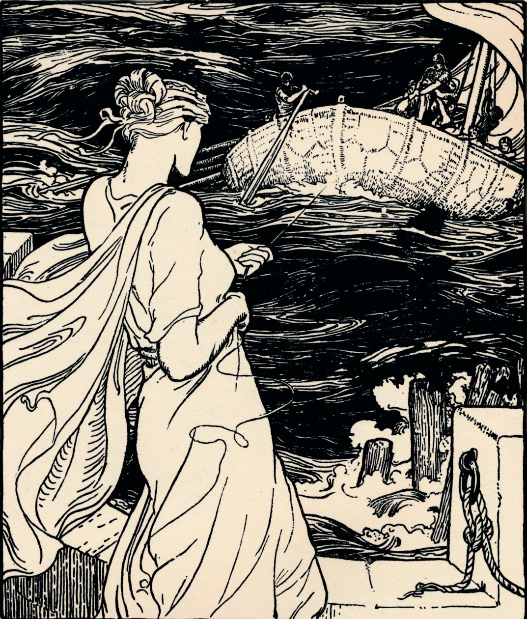 La Reina del Clew Mágico, c1900 de John Dickson Batten