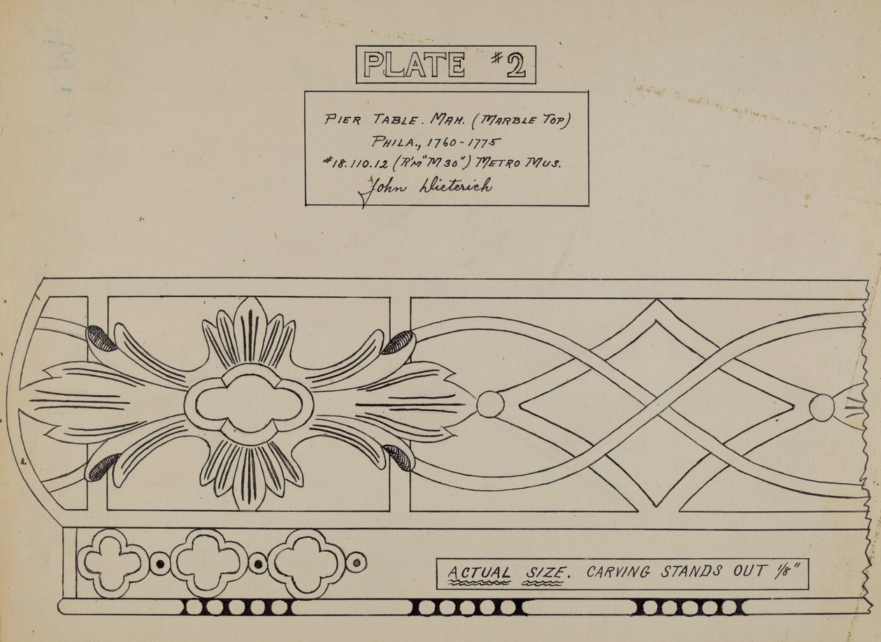 Mesa de muelle de John Dieterich