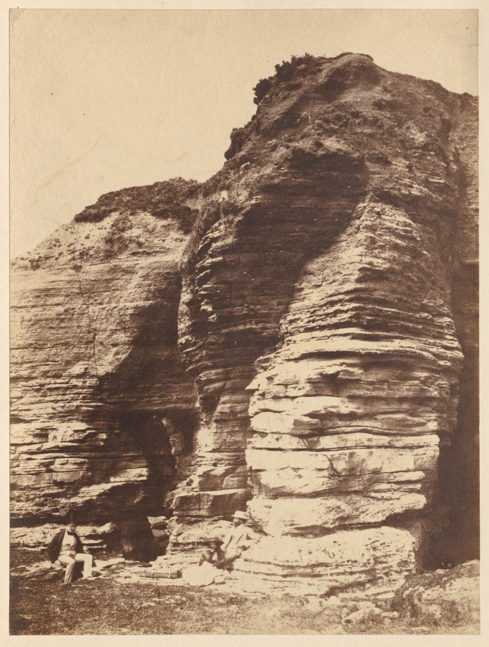 Rocas en Livermead cerca de Torquay, Inglaterra, c. 1852 de John Dillwyn Llewelyn