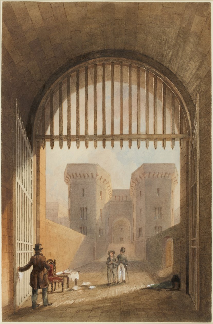 Puerta de la cárcel, Newcastle upon Tyne de John Dobson