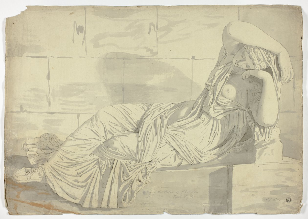 Después de la escultura de Ariadna de John Downman