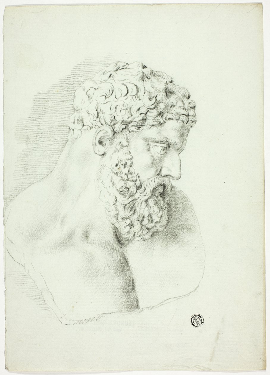Busto de barbudo de John Downman