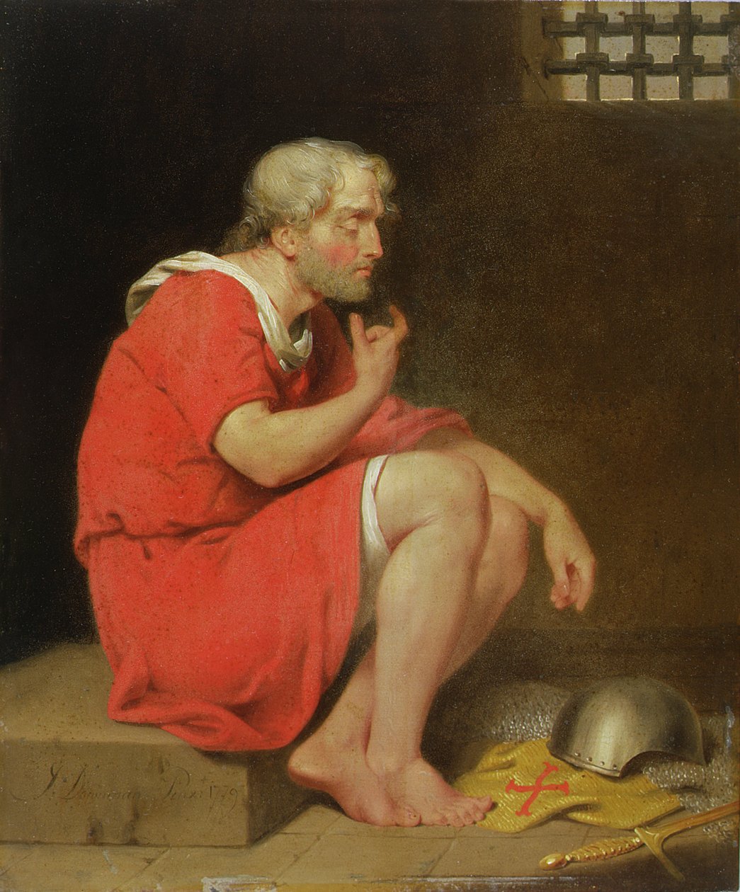 Roberto (c.1054-1134) Duque de Normandía en Prisión de John Downman