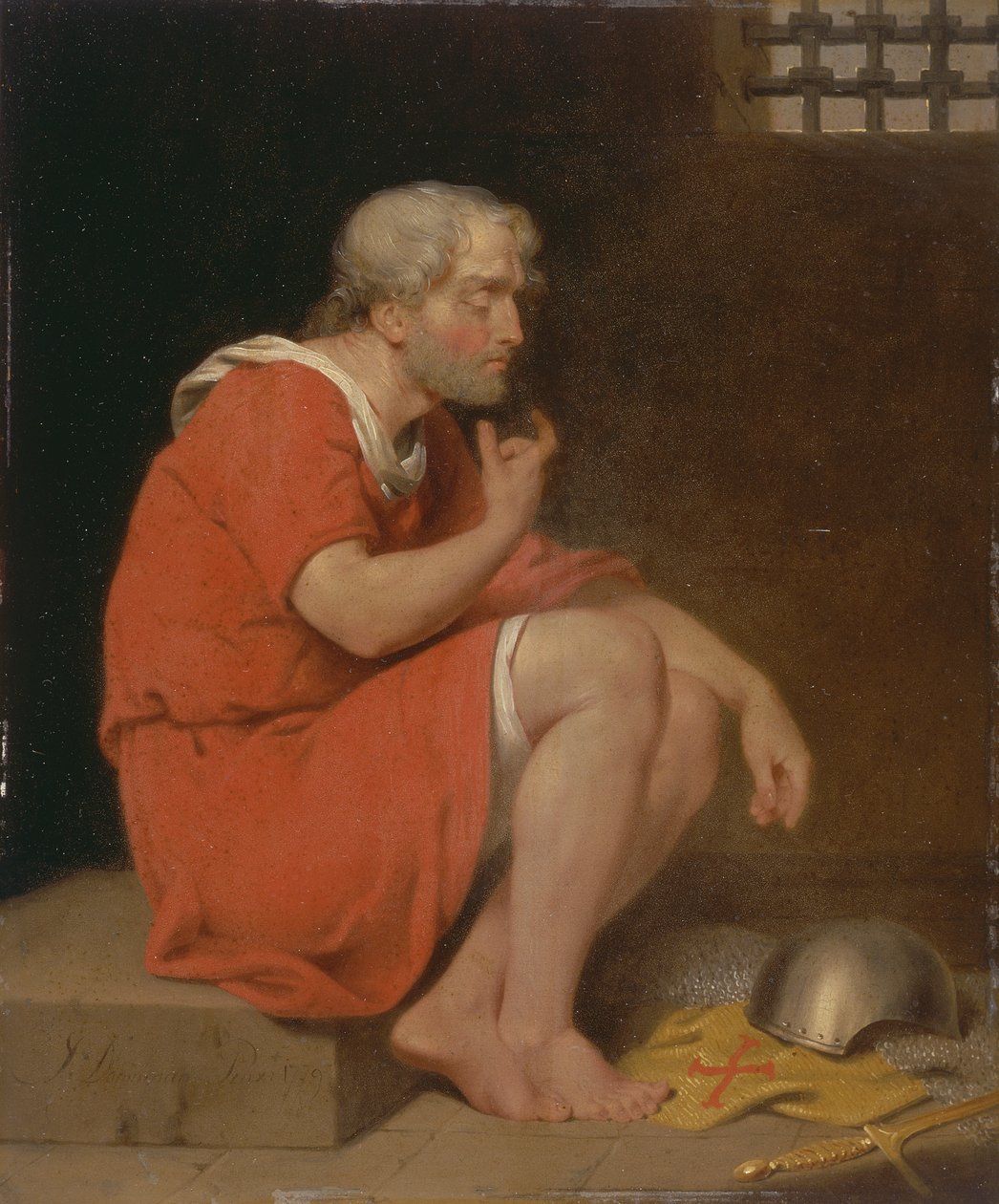 Roberto, duque de Normandía, en prisión de John Downman