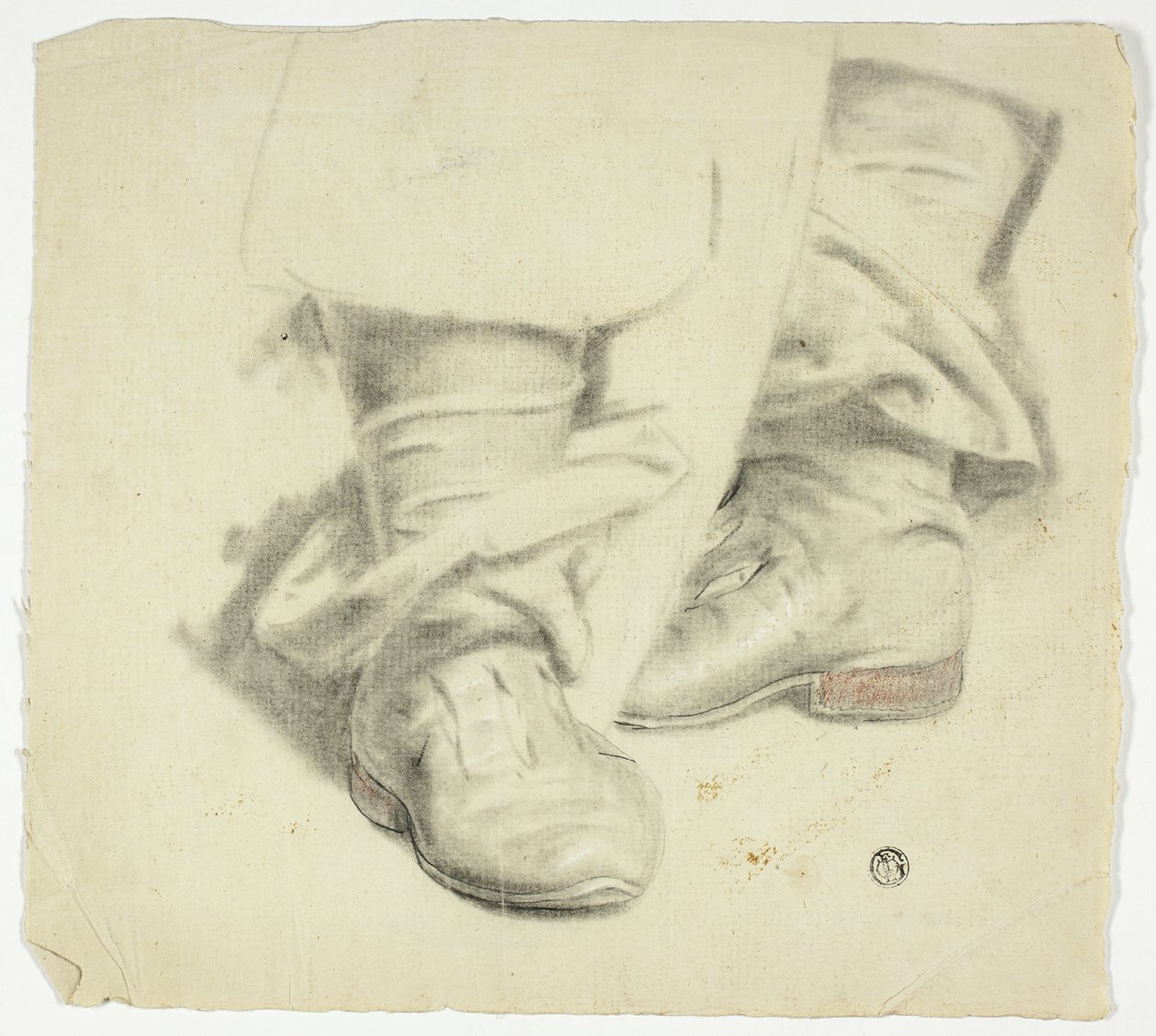Botas de pie del siglo XVII de John Downman