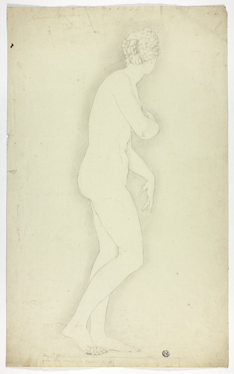 Estatua de la Venus de Médicis de John Downman