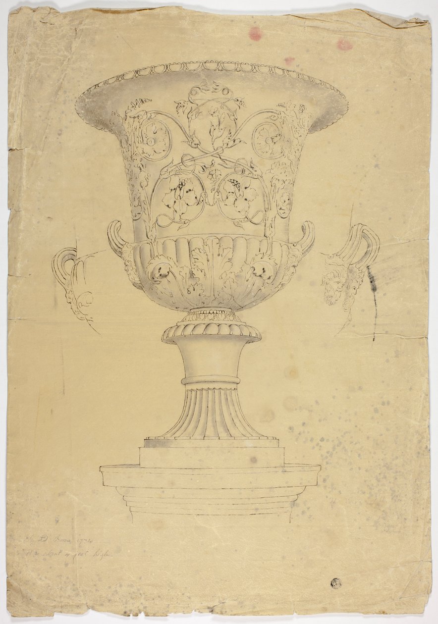 Vaso monumental antiguo de John Downman