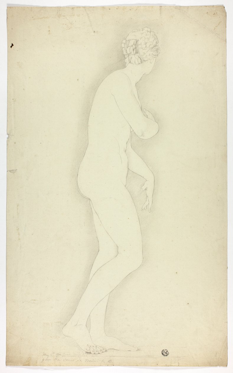 Estatua de la Venus de Médicis de John Downman