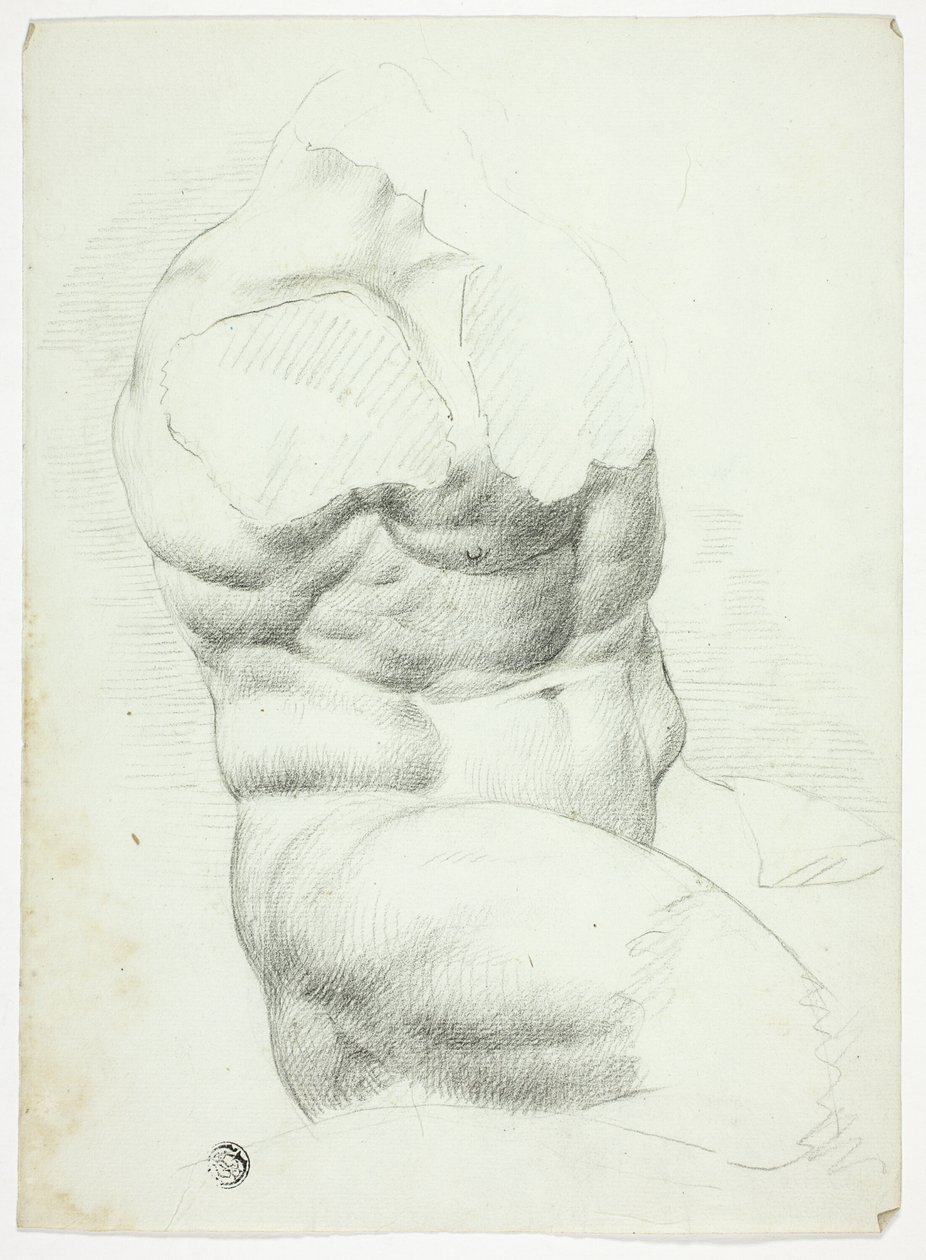 Torso de estatua antigua de John Downman