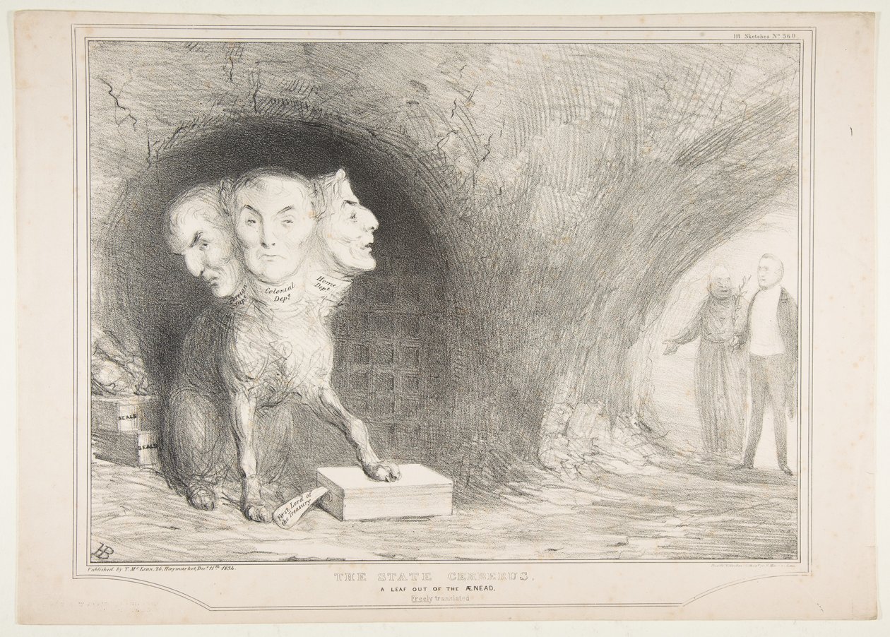 El Cerbero del Estado, Una hoja de la Eneida, traducida libremente, 11 de diciembre de 1834 de John Doyle