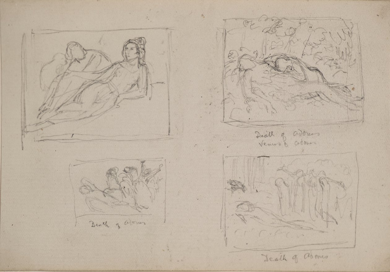 La muerte de Adonis de John Duncan