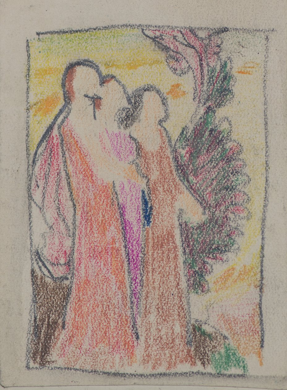 Sin título [Tres figuras] de John Duncan