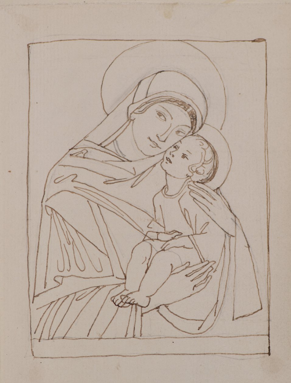 Sin título [Virgen y Niño] de John Duncan
