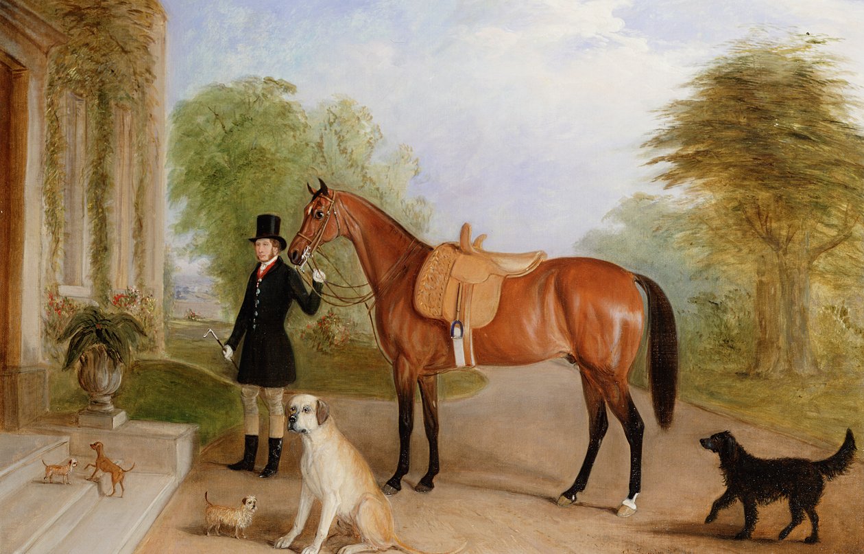Un Mozo con un Caballo de John E. Ferneley