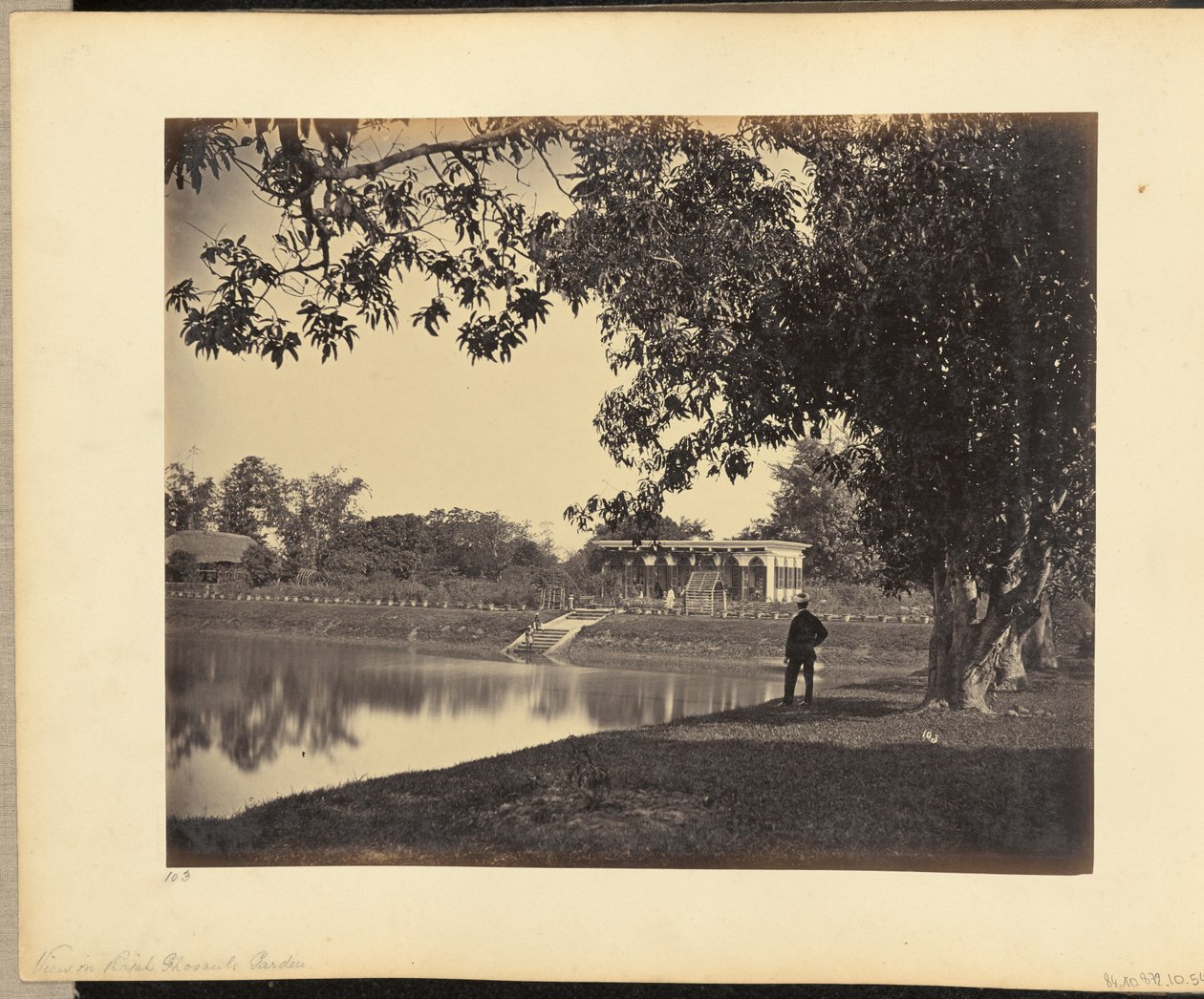 Vista en Rajah Ghosauls Garden de John Edward Saché