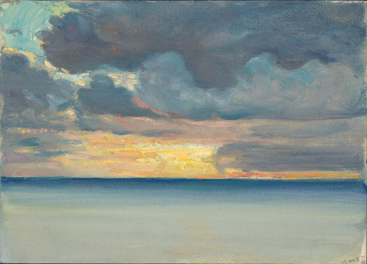 Paisaje marino del "castellano de John Everett