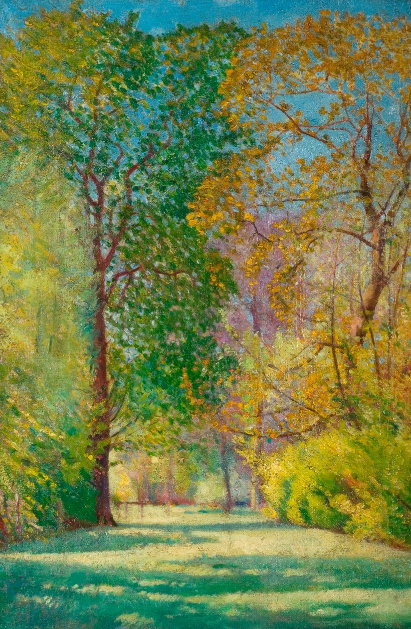 Estudio del árbol (óleo sobre lienzo) de John Everett