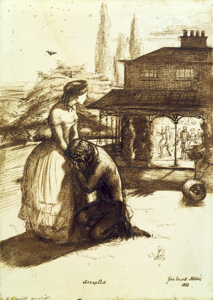 Aceptado, 1853 de John Everett Millais