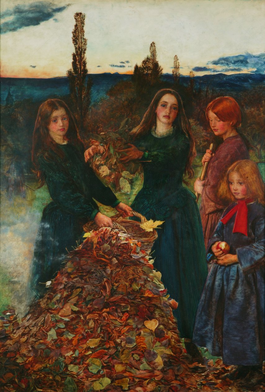 Hojas de otoño de John Everett Millais