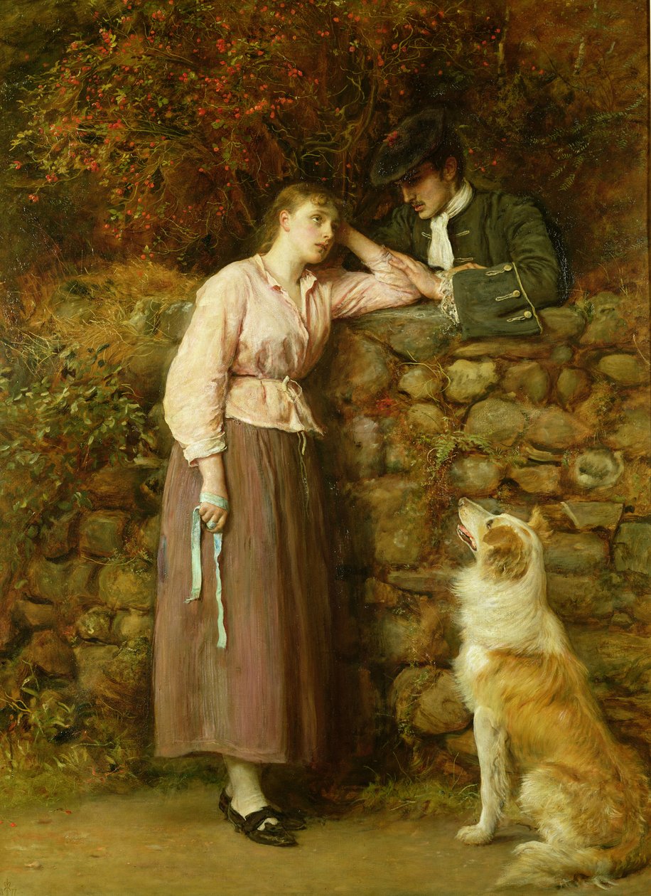 Effie Deans, de "El corazón de Midlothian" de Sir Walter Scott, 1877 de John Everett Millais