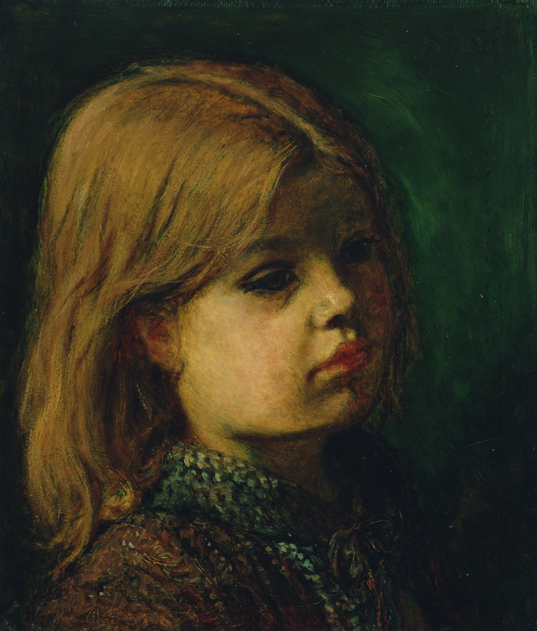 Cabeza de una Chica de John Everett Millais