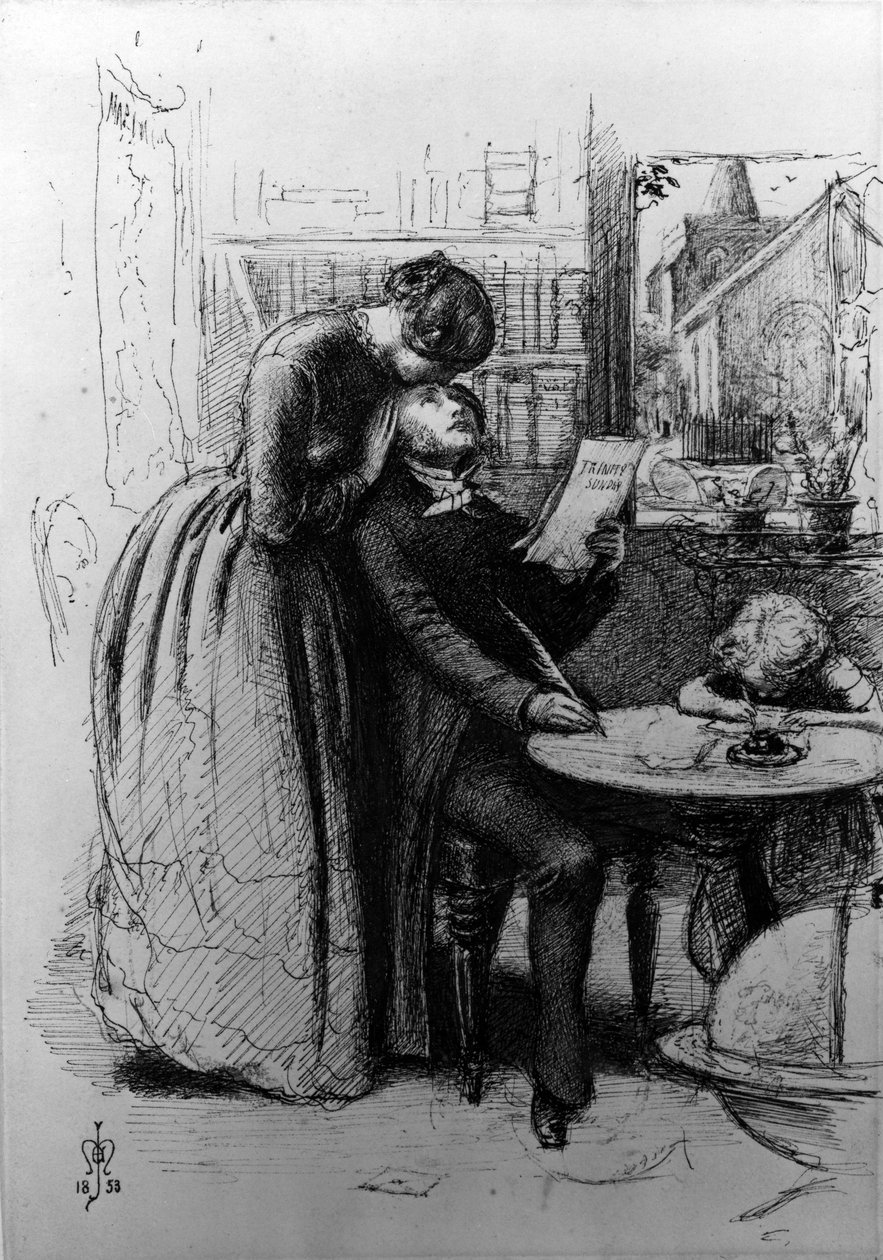 Casados por amor, 1853 de John Everett Millais