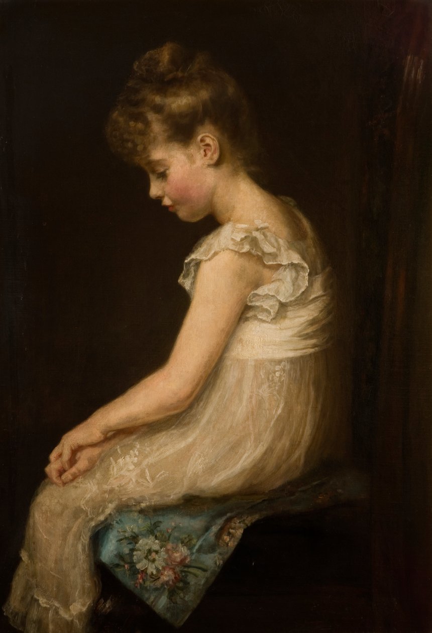 Meditación, 1879 de John Everett Millais