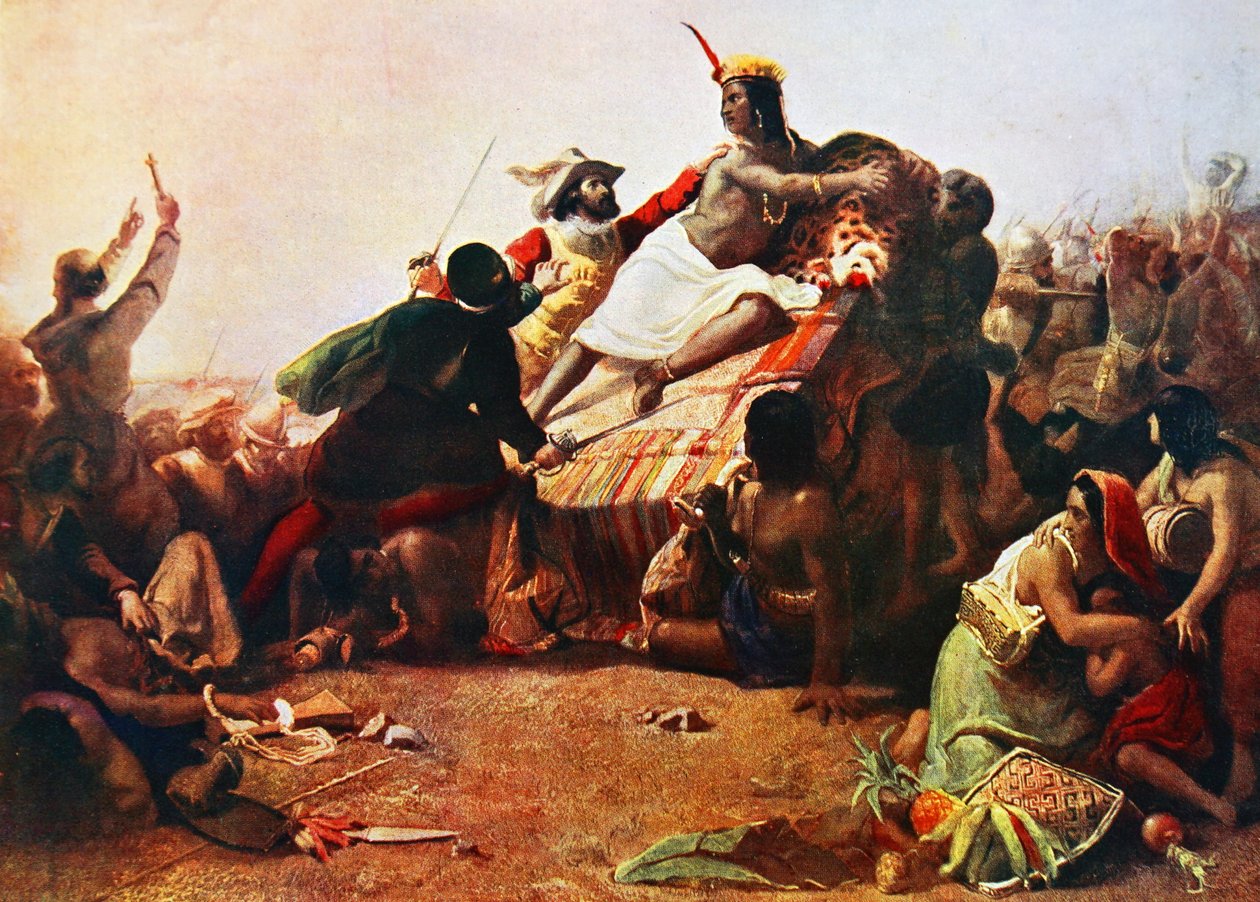 Pizarro apresando al Inca del Perú John Everett Millais de John Everett Millais