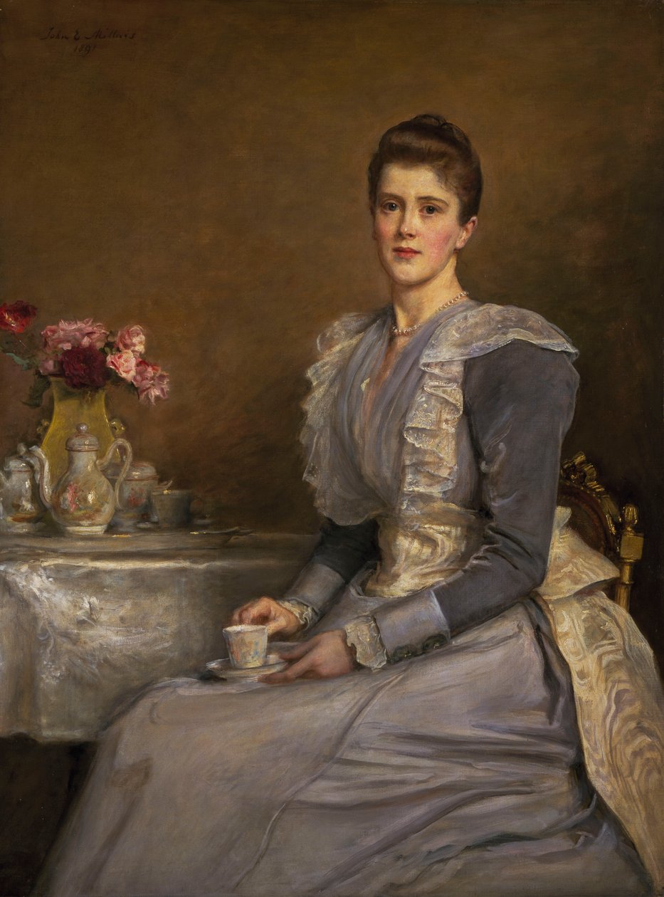 Retrato de la Sra. Joseph Chamberlain (1864-1957) de John Everett Millais